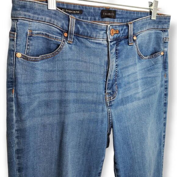 Talbots Straight Leg Jeans size 10 - Picture 2 of 7